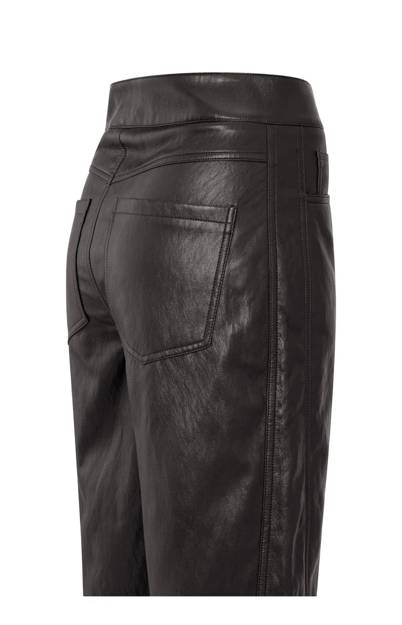 FAUX LEATHER CARROL FIT TROUSER