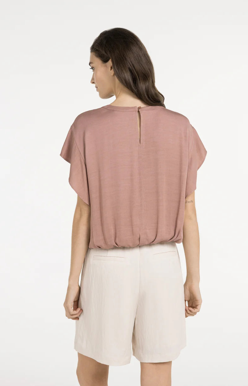 FLOWY KNOTTED TOP W ELASTIC