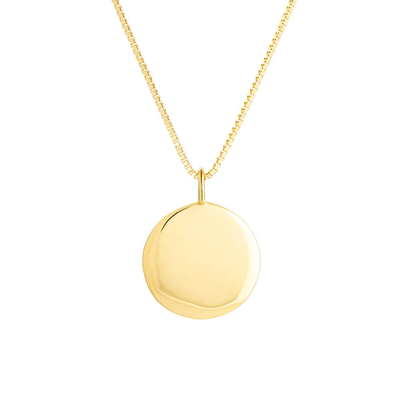 CLASSIC DISC NECKLACE - GOLD