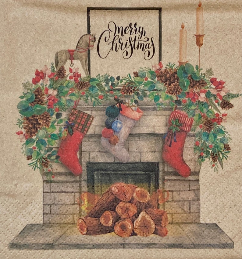 CHRISTMAS AT HOME NAPKINS