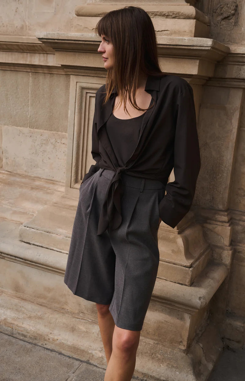 TWIN SET KNOTTED BLOUSE AND SINGLET