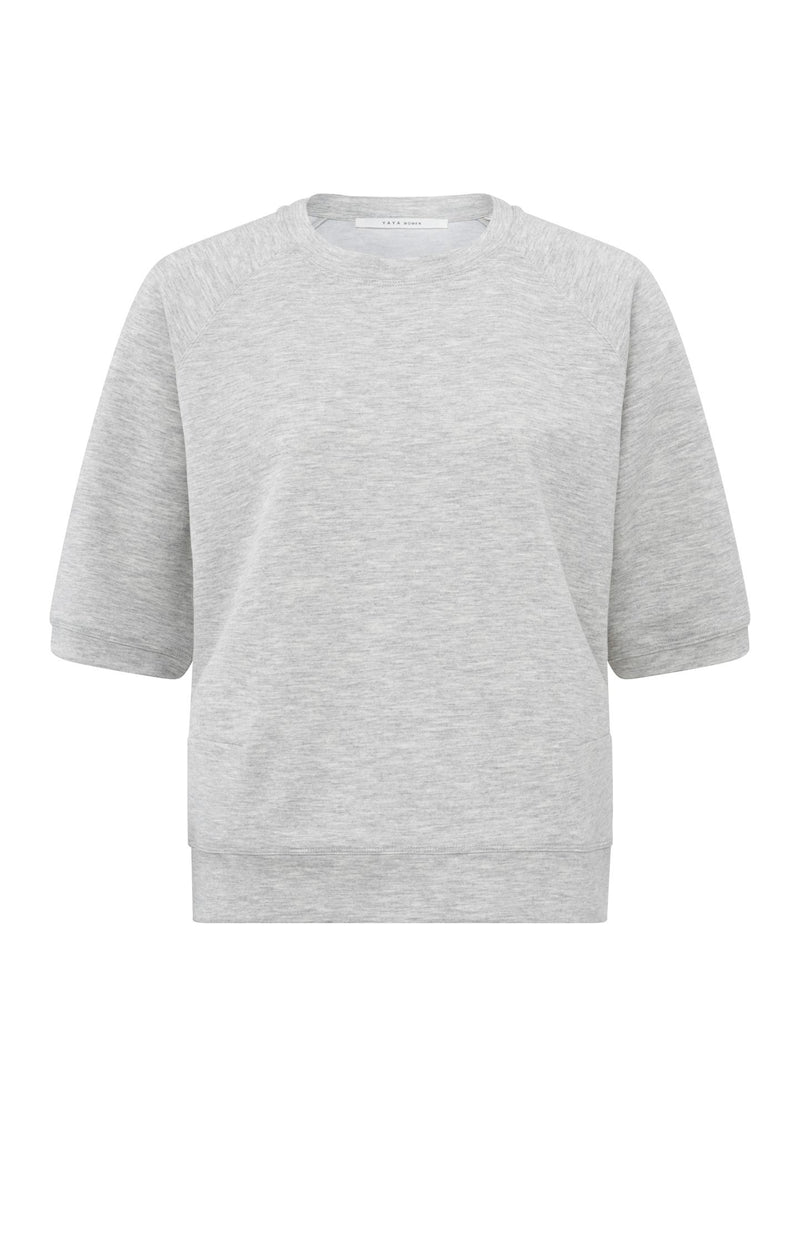 SHORT SLEEVE SWEATSHIRT