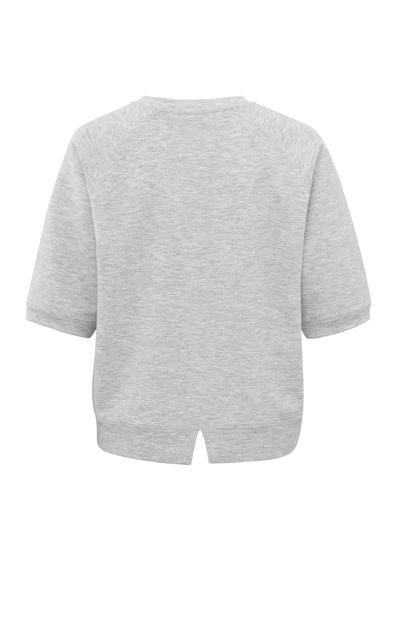 SHORT SLEEVE SWEATSHIRT