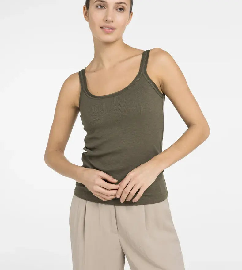 SINGLET W MESH EDGE