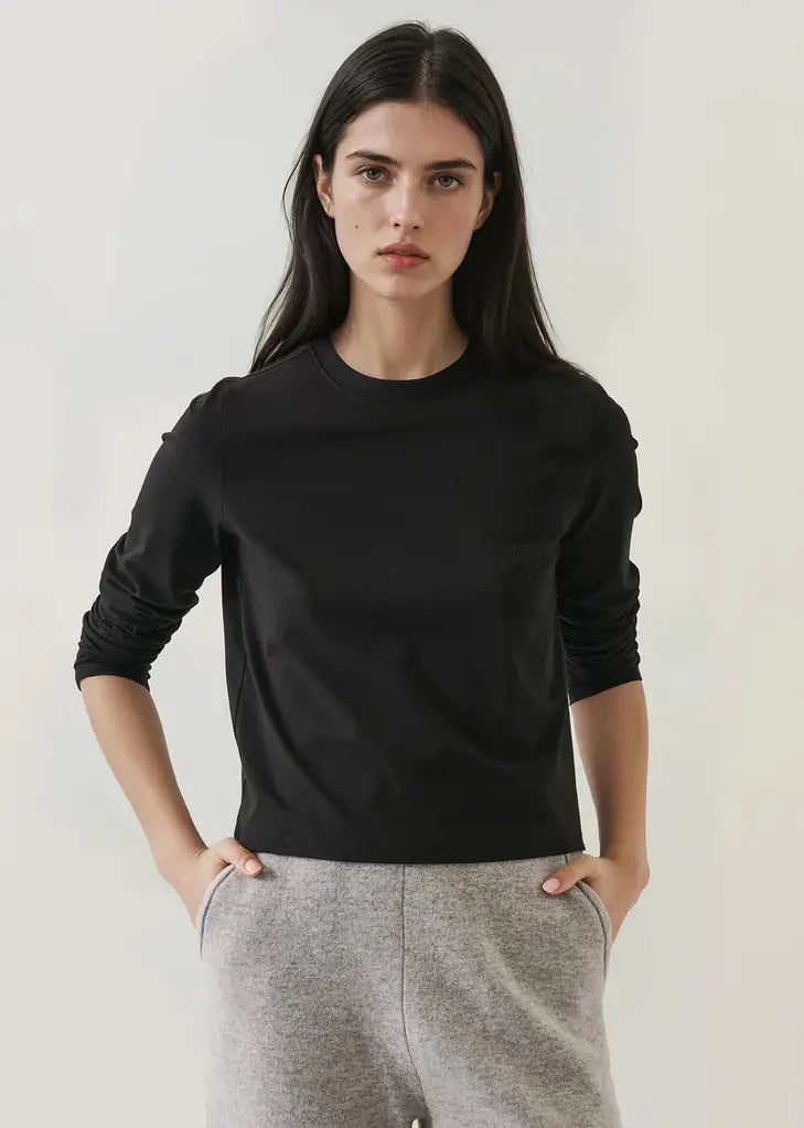 LS ICONIC PIMA STRETCH BABY TEE
