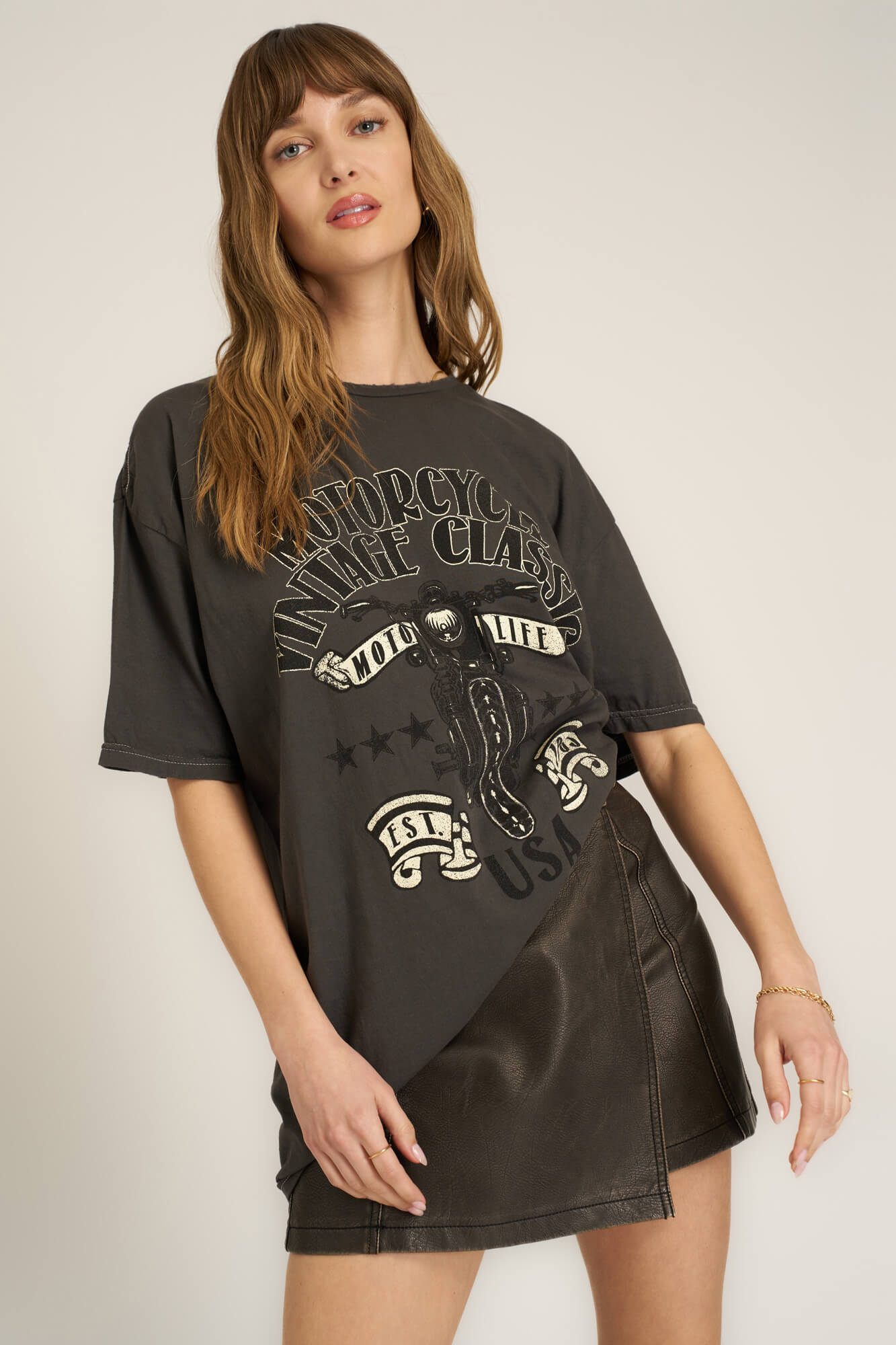 MOTTO CLASSIC RELAXED TEE