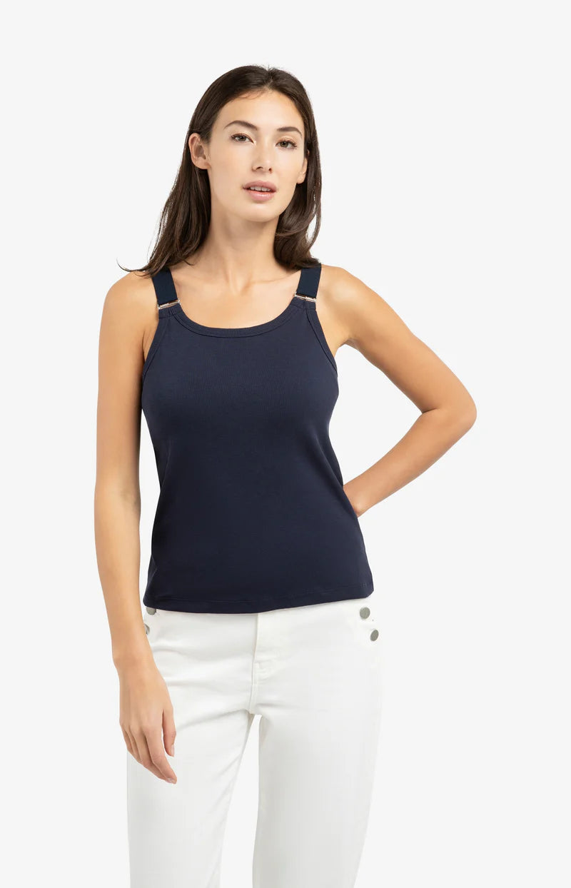 SINGLET W/ ELASTIC STRAPS