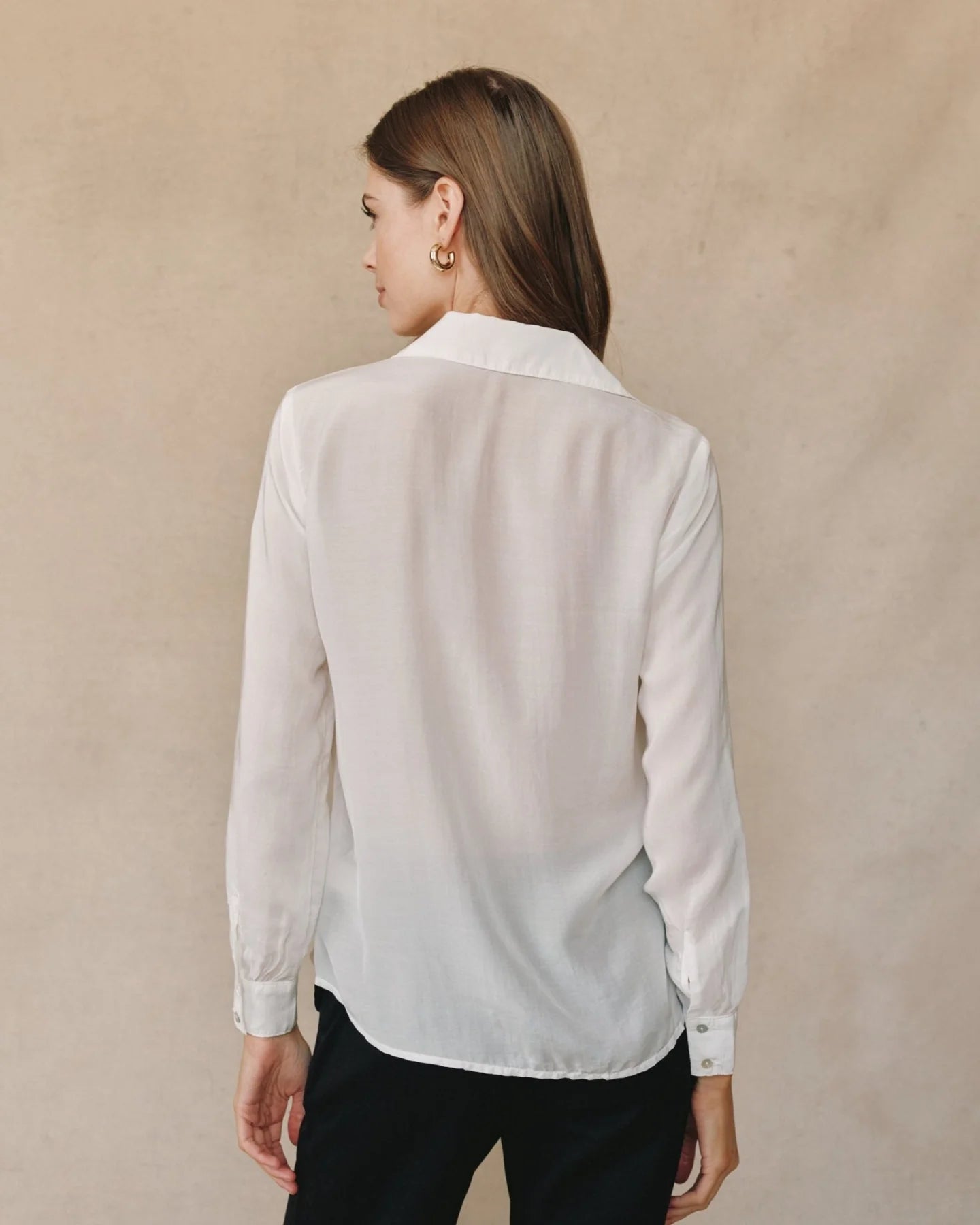 RUFFLE FRONT SHIRT