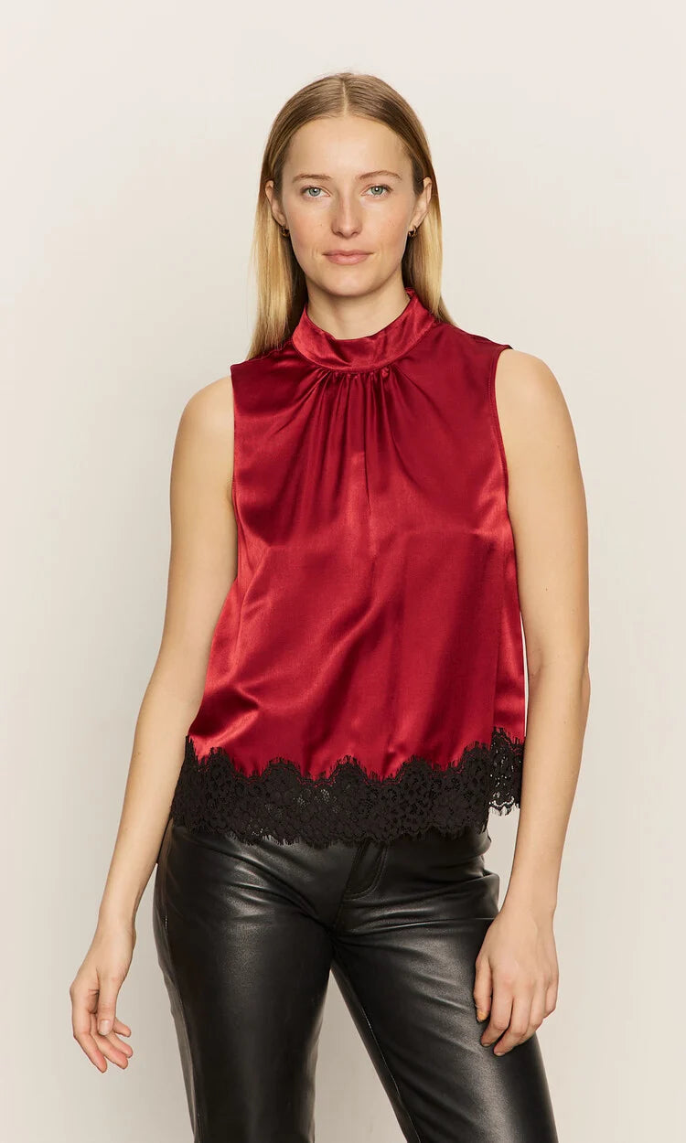 LATE NIGHT SATIN TANK