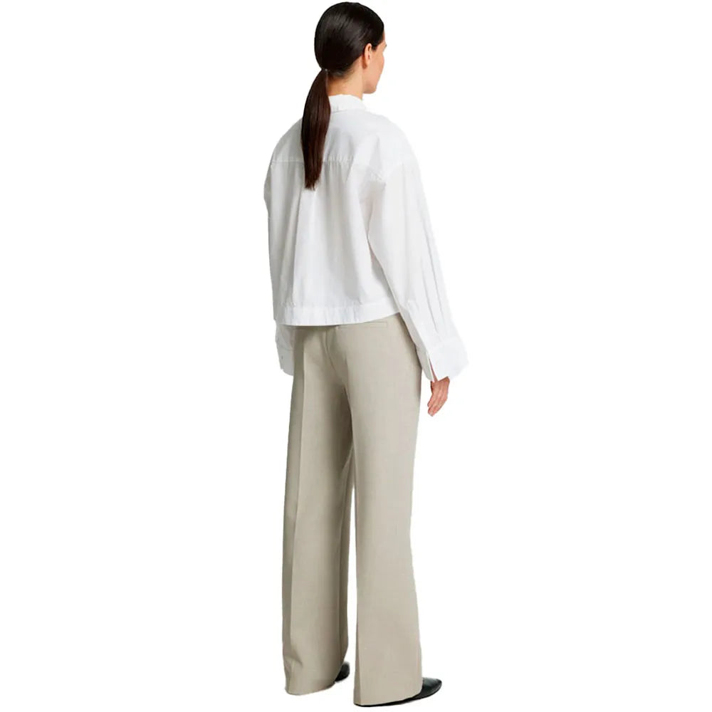 ASTHA LS CROPPED BOXY SHIRT