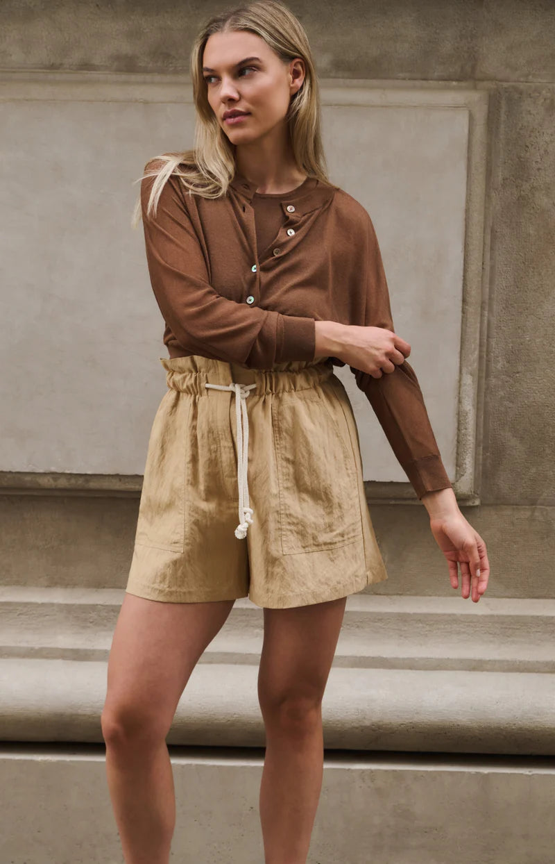 SHEER BATWING KNIT CARDIGAN W TANK TOP