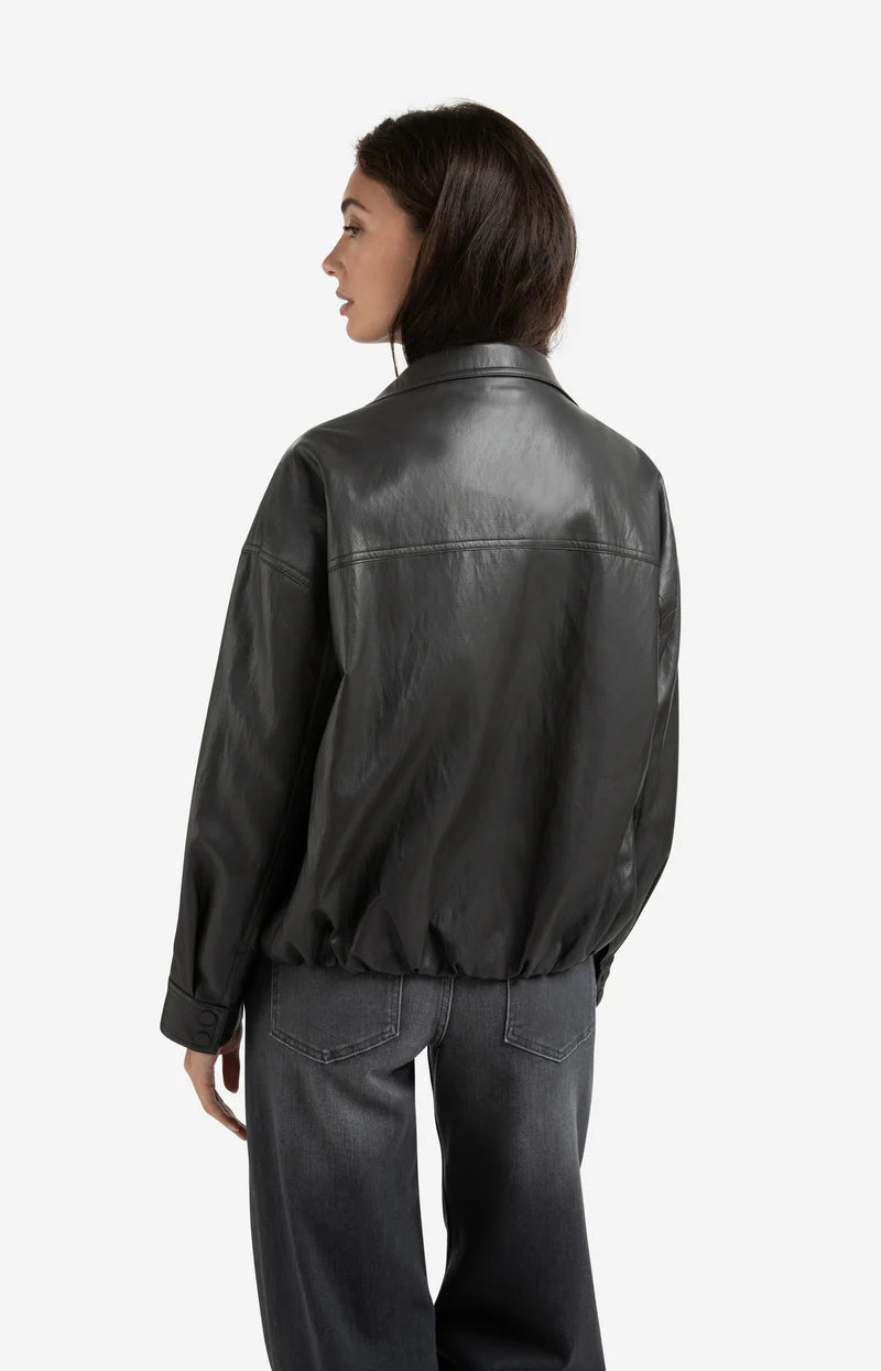 FAUX LEATHER JACKET