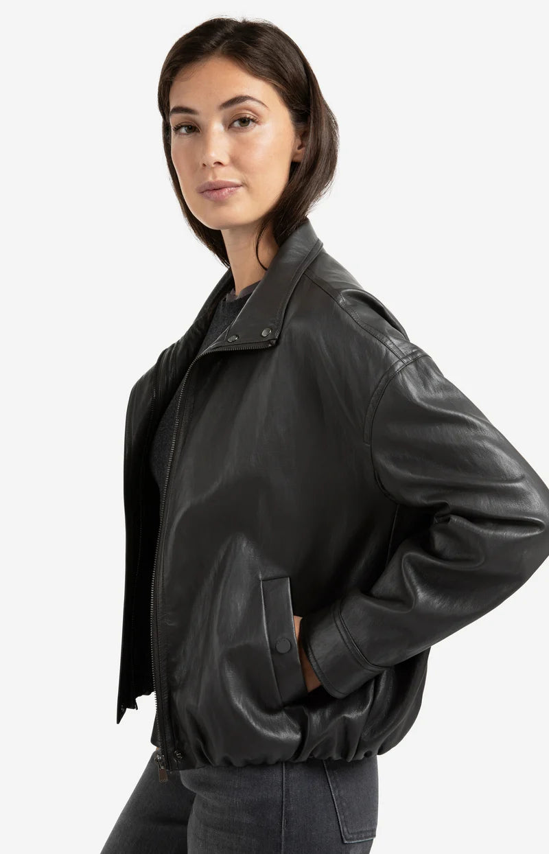 FAUX LEATHER JACKET