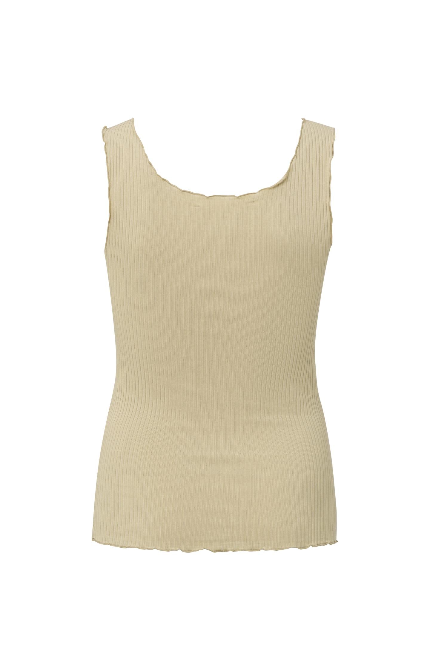 SINGLET WITH FRILLED SEAMS