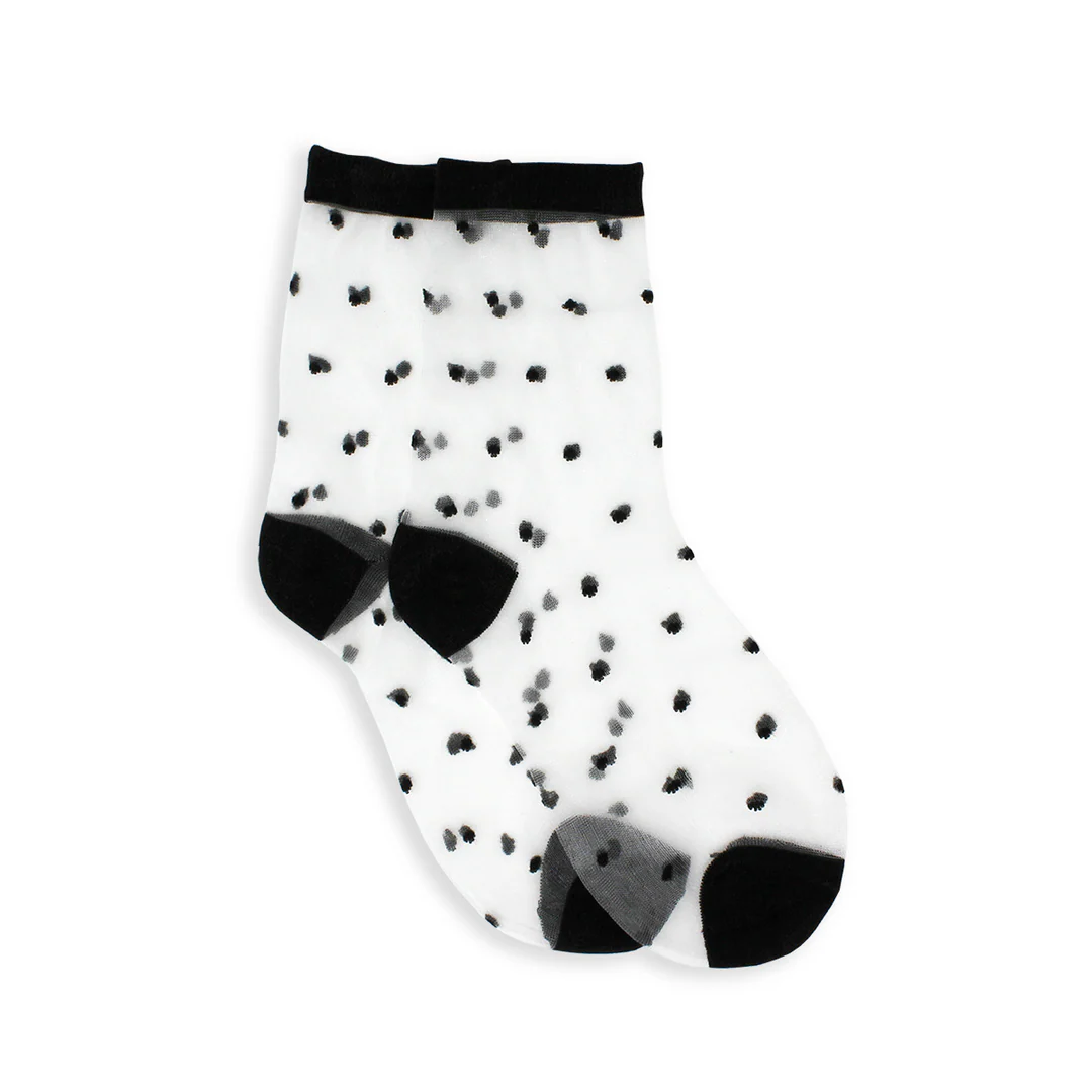 SHEER DOTS SOCKS