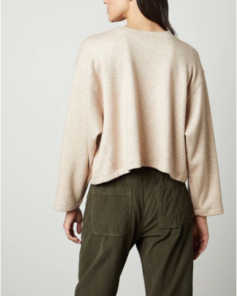 NIA COZY DOUBLE KNIT TOP