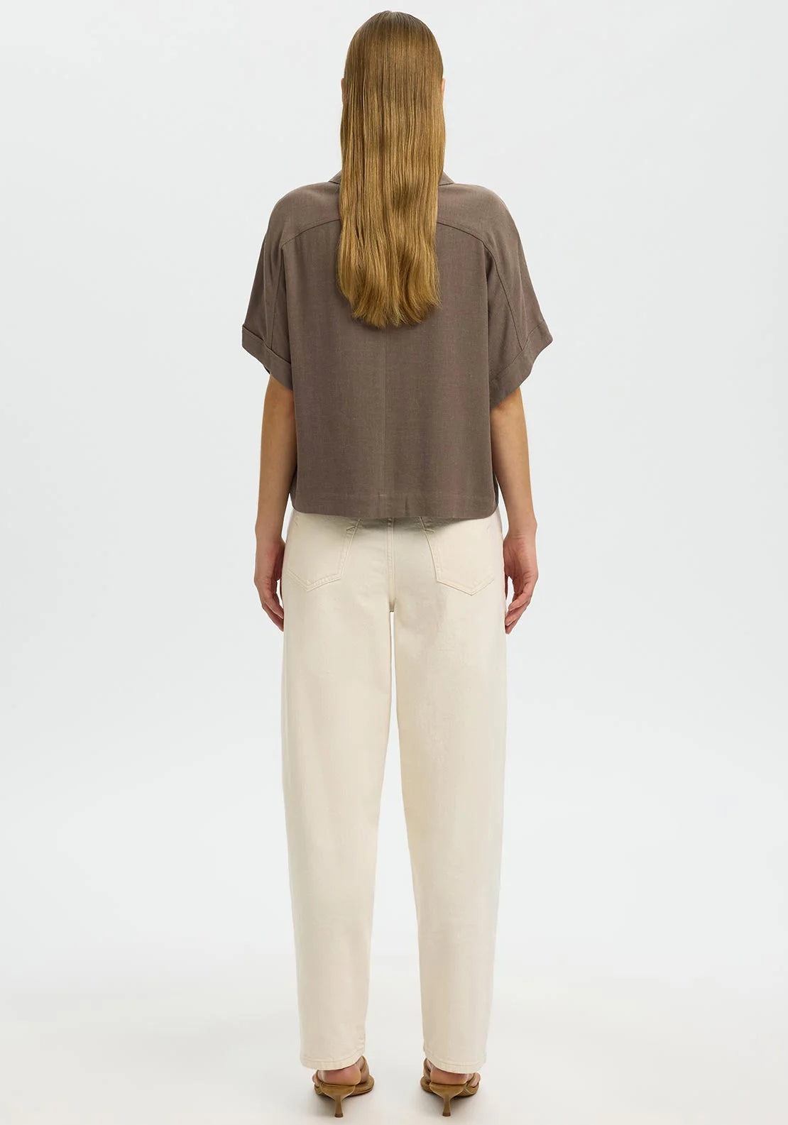 VIVA SS CROPPED SUN SHIRT