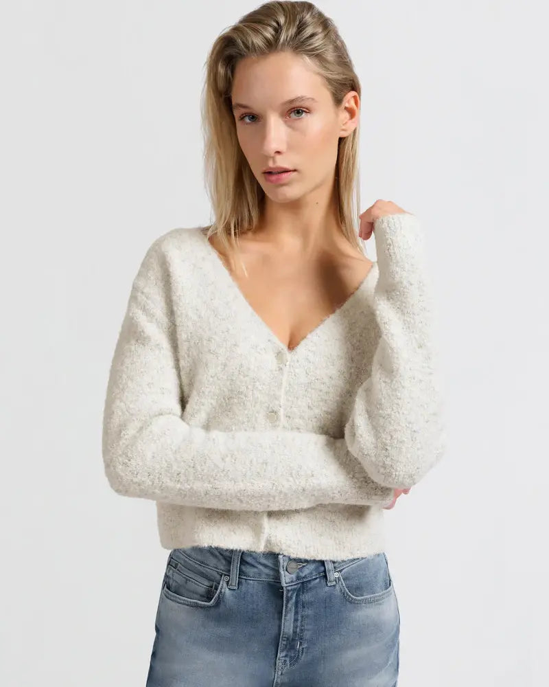 BOUCLE LS CARDIGAN