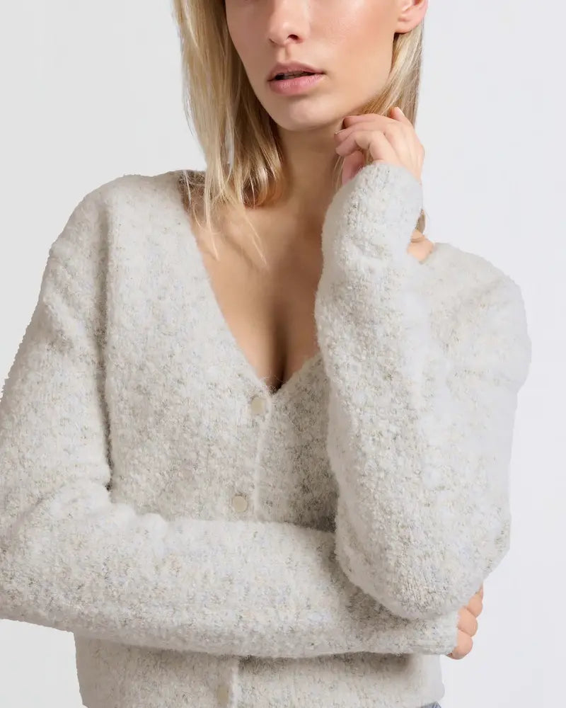 BOUCLE LS CARDIGAN