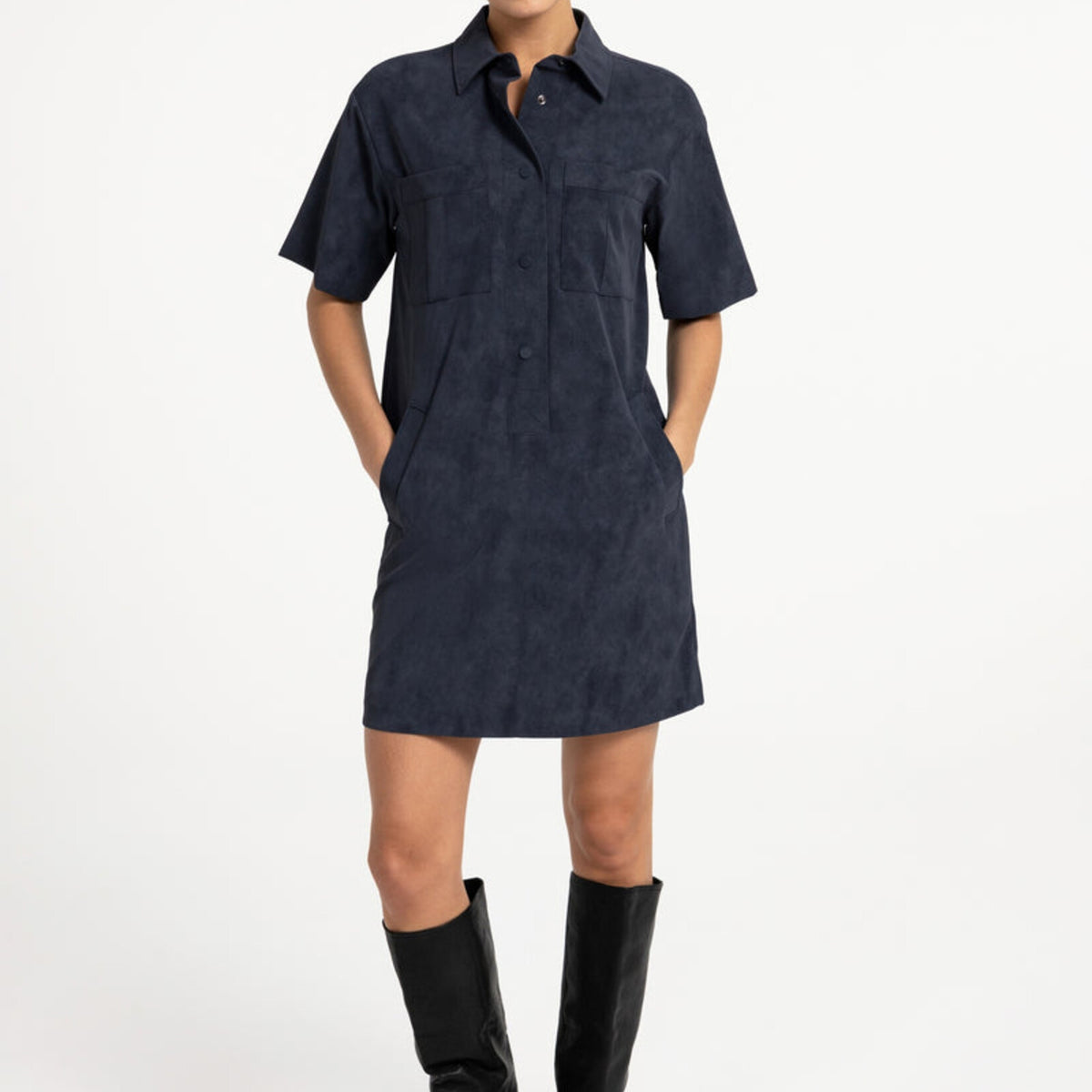 SUEDINE DRESS