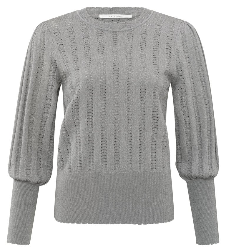 LUREX POINTELLE SWEATER