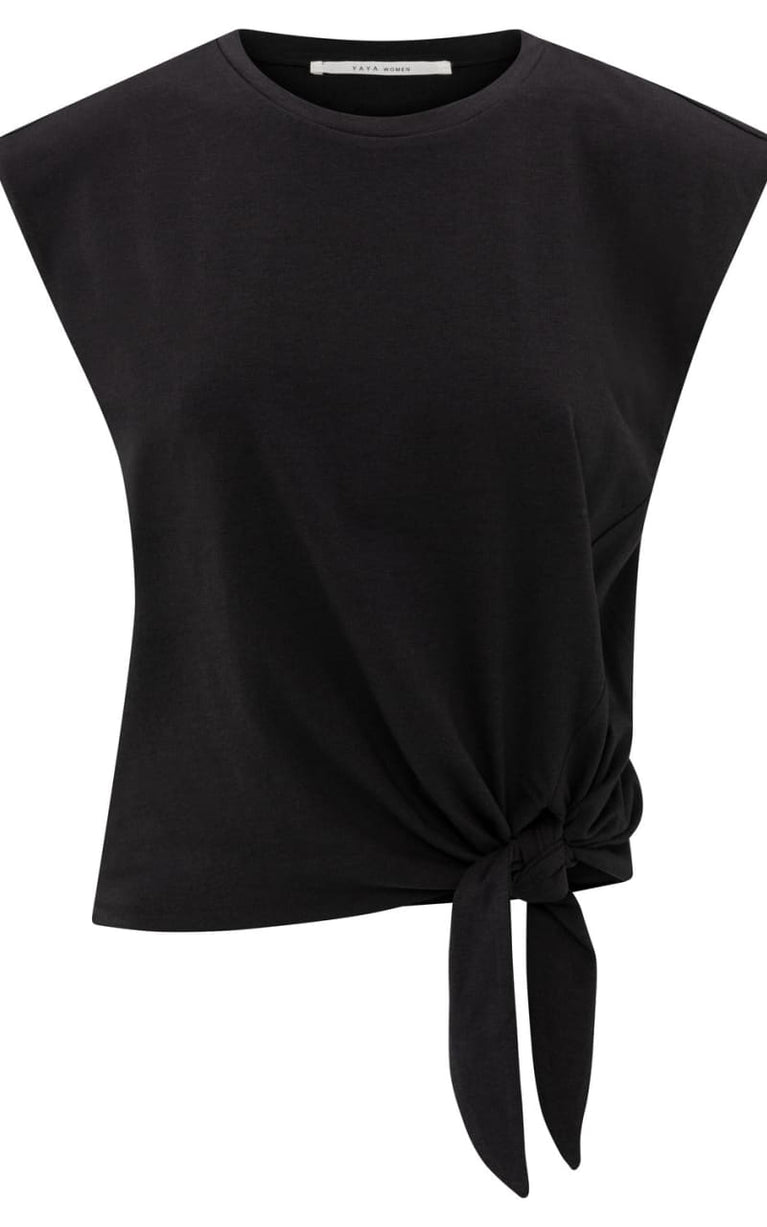 SLEEVELESS TOP WITH KNOT