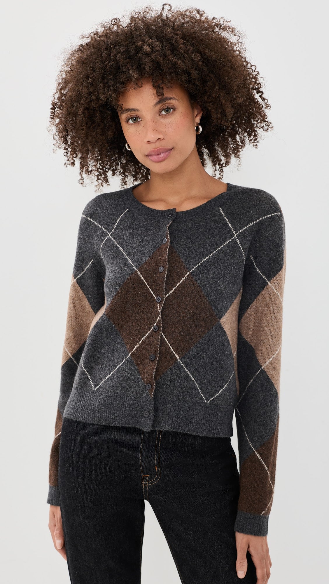 MEDINA ARGYLE CARDIGAN