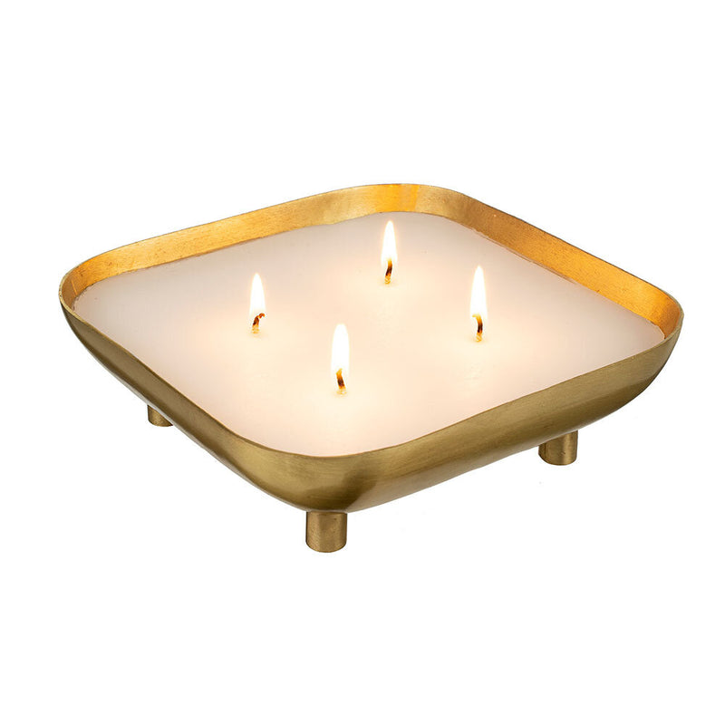 FOOTED TRAY CANDLE LARGE