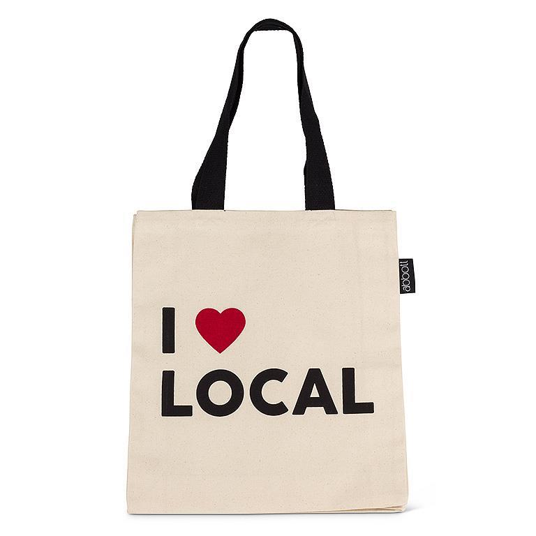 I LOVE LOCAL TOTE BAG
