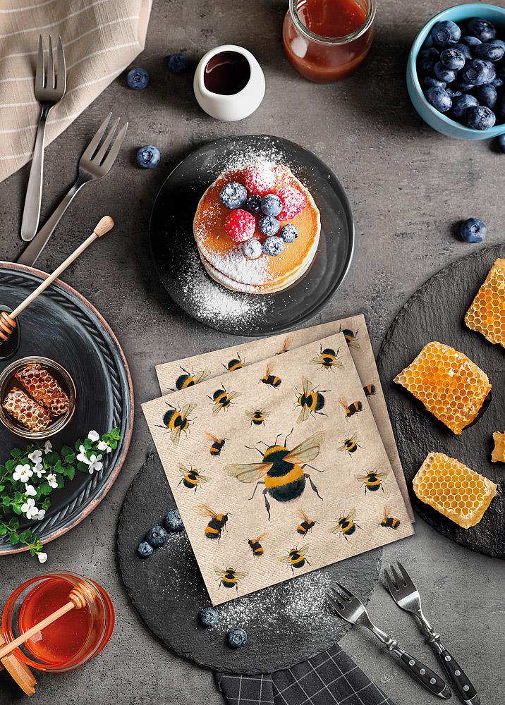 WE CARE DANCING BEES NAPKINS