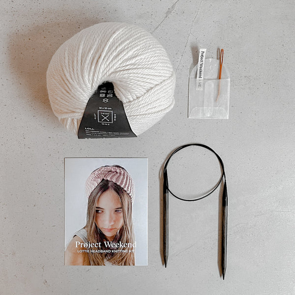 LOTTIE HEADBAND KNITTING KIT