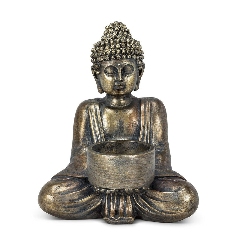 SILVER SITTING BUDDHA